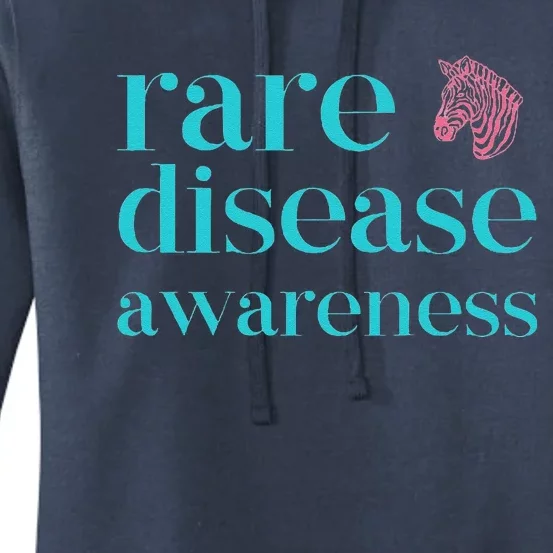 Summer Rare Disease Awareness With Zebra Women's Pullover Hoodie