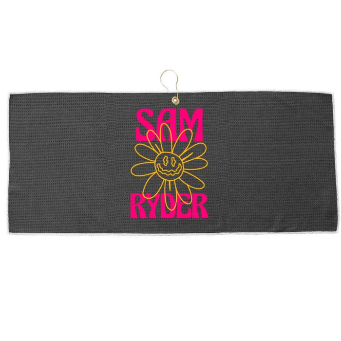 Sam Ryder Daisy Large Microfiber Waffle Golf Towel