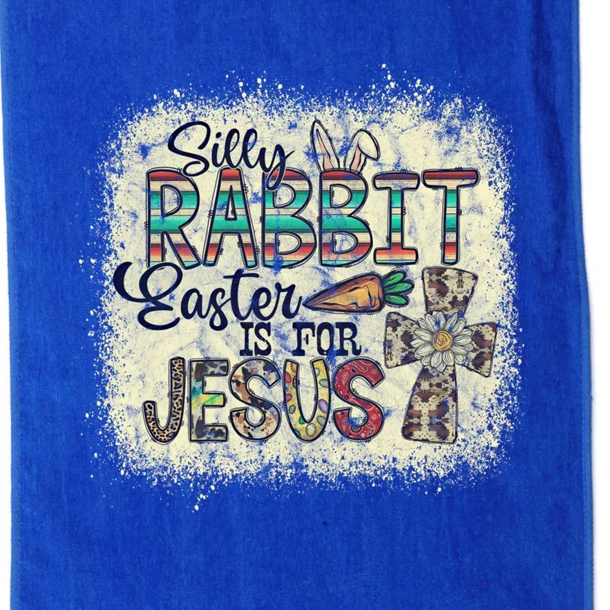 Silly Rabbit Easter Is For Jesus Cross Carrot Great Gift Platinum Collection Golf Towel