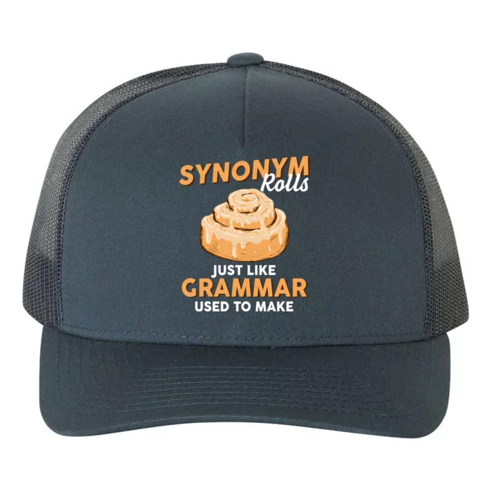 Synonym Rolls English Teacher Student Grammar Pun Learner Meaningful Gift Yupoong Adult 5-Panel Trucker Hat