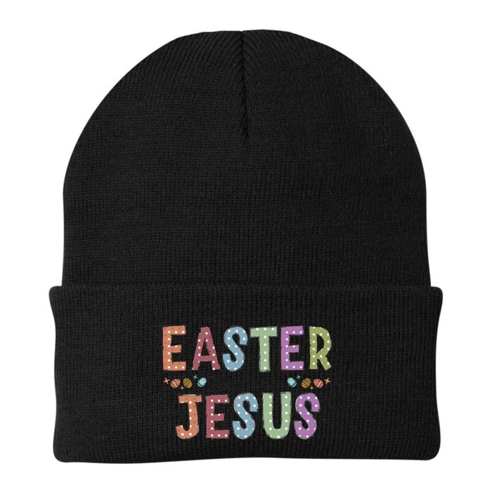 Silly Rabbit Easter Is For Jesus, Retro Easter Christian Knit Cap Winter Beanie