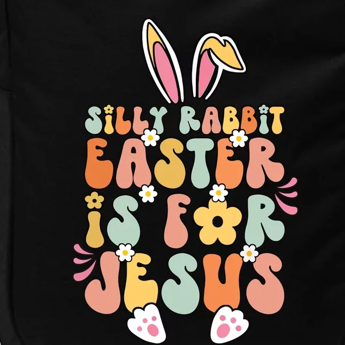 Silly Rabbit Easter Is For Jesus Christian Religious Groovy Impact Tech Backpack