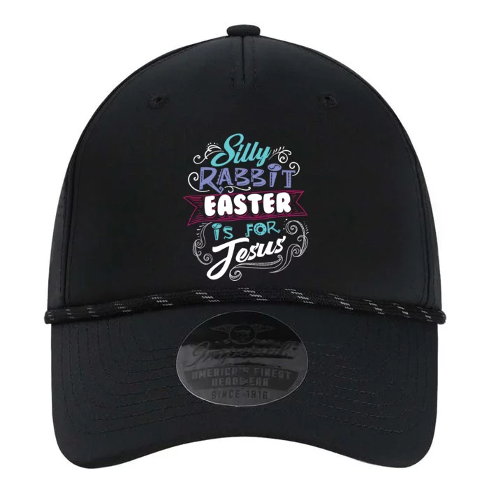 Silly Rabbit Easter Is For Jesus Bunny Funny Gift Performance The Dyno Cap