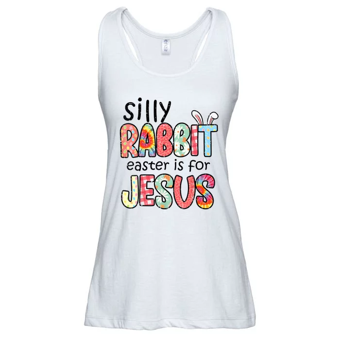 Silly Rabbit Easter For Jesus Religious Ladies Essential Flowy Tank