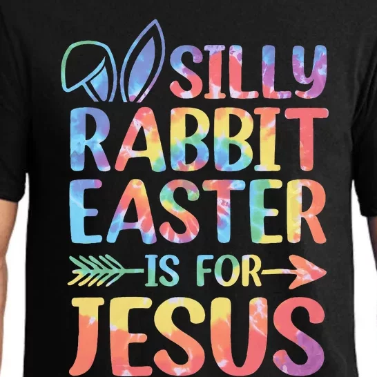 Silly Rabbit Easter Is For Jesus Religious Christian Faith Pajama Set