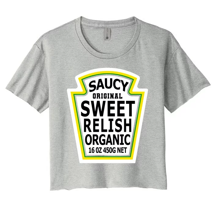 Sweet Relish Easy Halloween Costume Women's Crop Top Tee