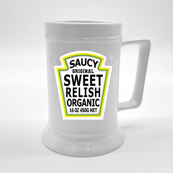 Sweet Relish Easy Halloween Costume Front & Back Beer Stein