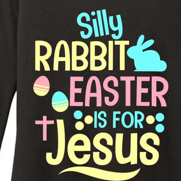 Silly Rabbit Easter Is For Jesus Christian Womens CVC Long Sleeve Shirt