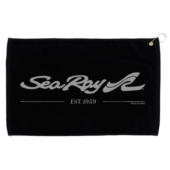 Sea Ray Est 1959 White Grommeted Golf Towel