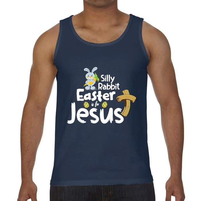 Silly Rabbit Easter is for Jesus Boy Girl Comfort Colors® Tank Top