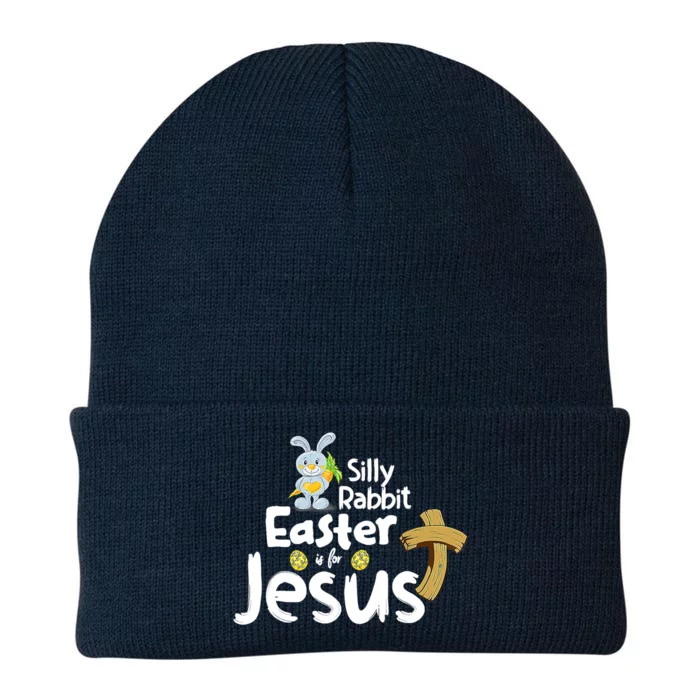 Silly Rabbit Easter is for Jesus Boy Girl Knit Cap Winter Beanie