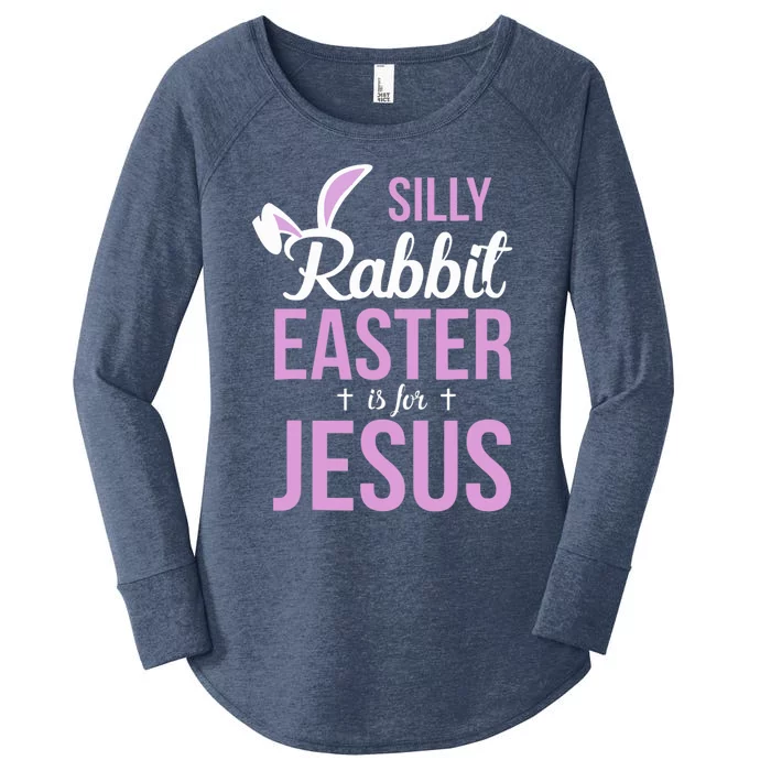 Silly Rabbit Easter Is For Jesus Women's Perfect Tri Tunic Long Sleeve Shirt