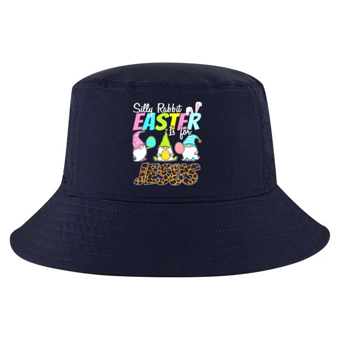 Silly Rabbit Easter Is For Jesus Gnome Religious Christian Meaningful Gift Cool Comfort Performance Bucket Hat