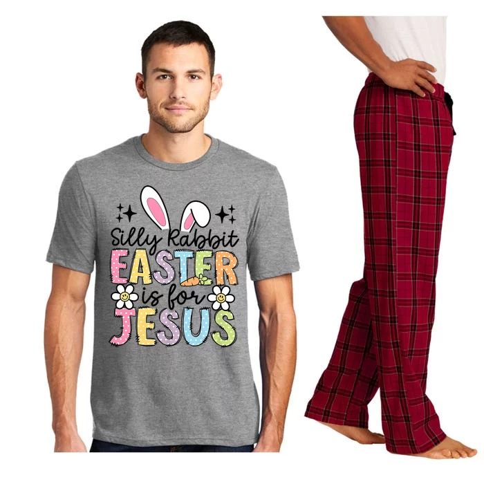 Silly Rabbit Easter Is For Jesus Christian Religious Christ Pajama Set