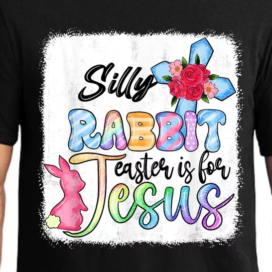 Silly Rabbit Easter Is For Jesus Christian Religious Christ Pajama Set