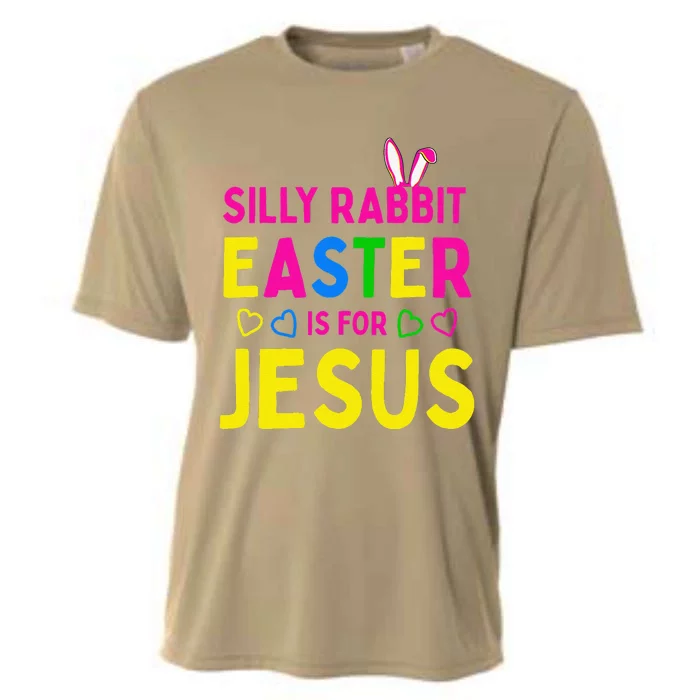 Silly Rabbit Easter Is For Jesus Christians Cooling Performance Crew T-Shirt