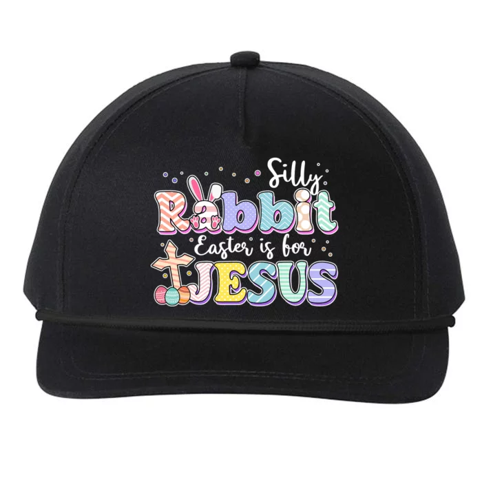 Silly Rabbit Easter Is For Jesus Snapback Five-Panel Rope Hat