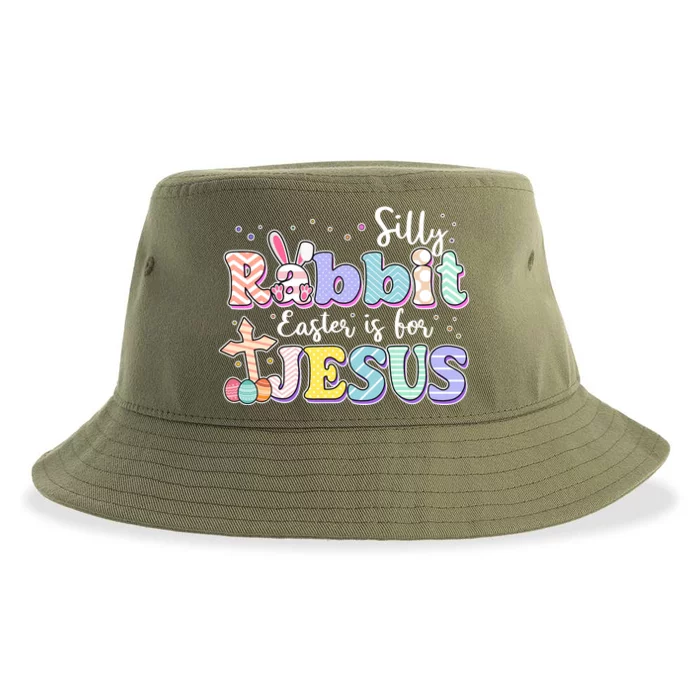 Silly Rabbit Easter Is For Jesus Sustainable Bucket Hat