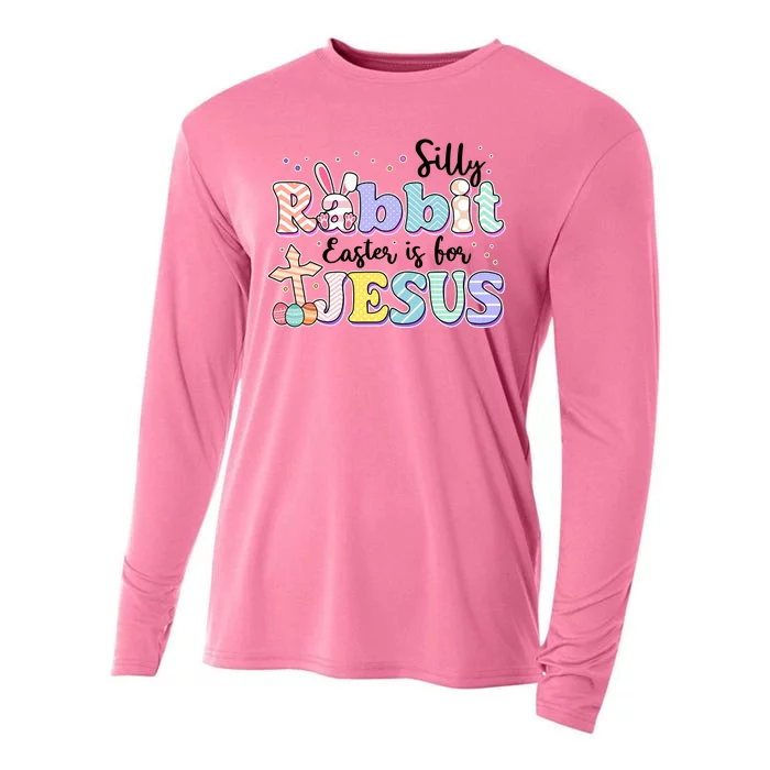 Silly Rabbit Easter Is For Jesus Cooling Performance Long Sleeve Crew