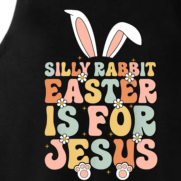 Silly Rabbit Easter Is For Jesus Easter Ladies Tri-Blend Wicking Tank