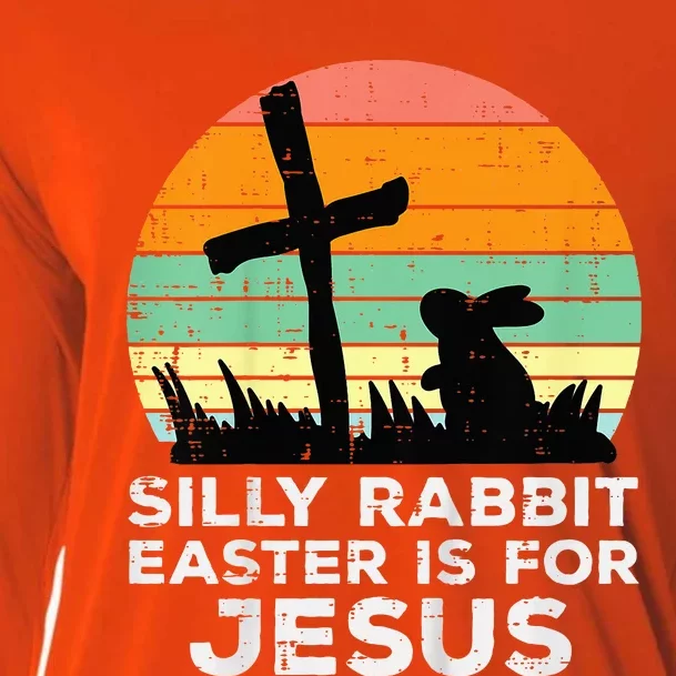 Silly Rabbit Easter Is For Jesus Christians Cooling Performance Long Sleeve Crew