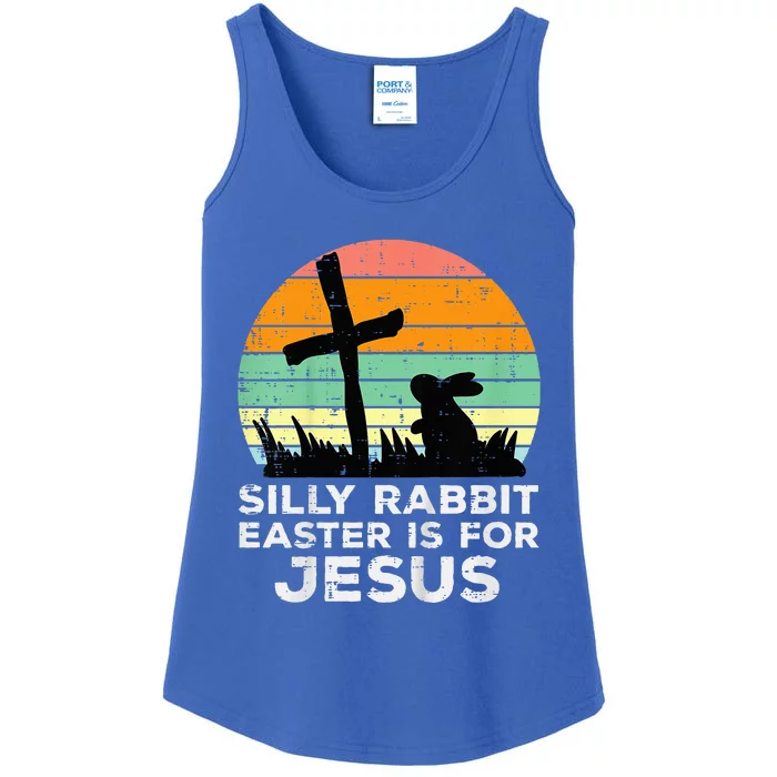 Silly Rabbit Easter Is For Jesus Christians Ladies Essential Tank