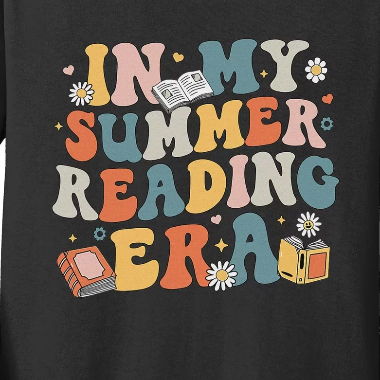 Summer Reading Era Adventure 2024 Kids Long Sleeve Shirt