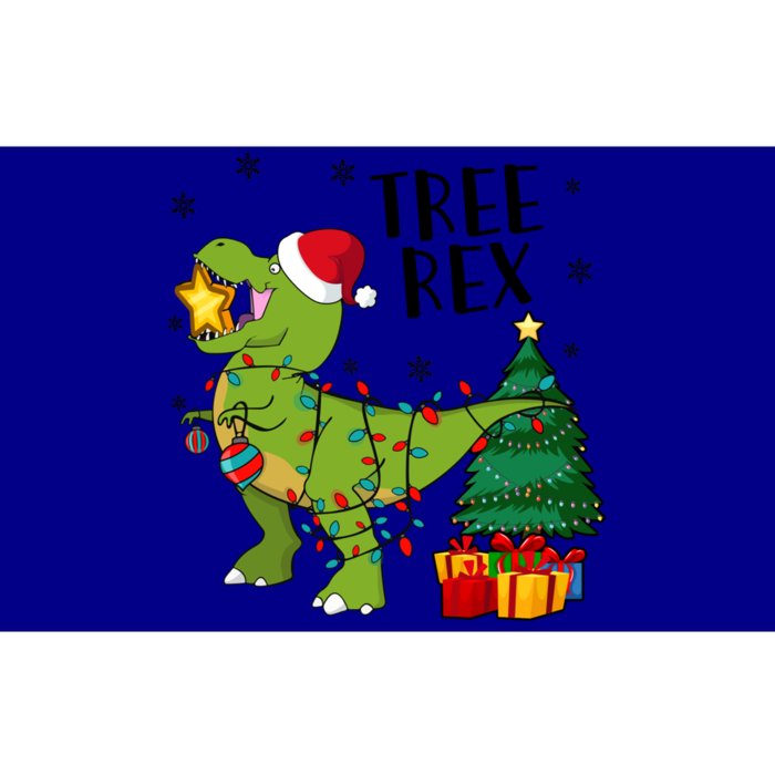 Santasaurus Rex Funny Dinosaur Chrismas Tree Rex Cool Gift Bumper Sticker