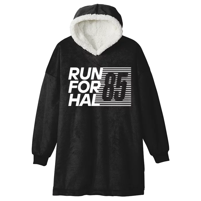 Satoshistore Run For Hal 85 Hooded Wearable Blanket