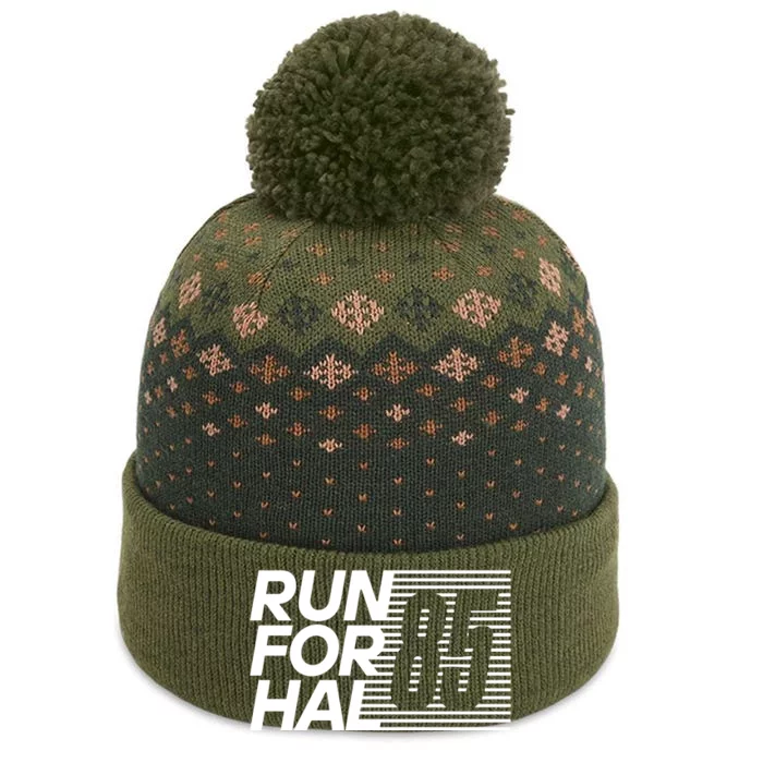 Satoshistore Run For Hal 85 The Baniff Cuffed Pom Beanie