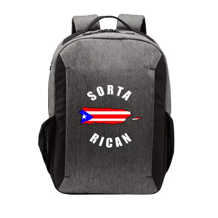 Sorta Rican Funny Gag Humor Gift Vector Backpack