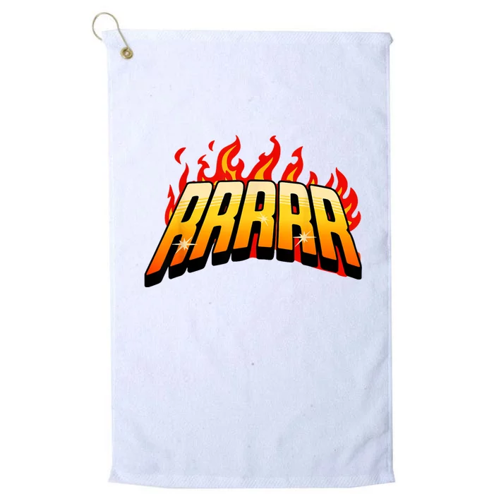 Slangteez Rrrrrrr Funny Platinum Collection Golf Towel