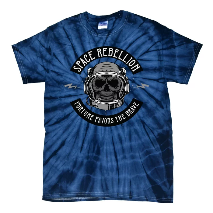 Space Rebellion Fortune Favors The Brave Tie-Dye T-Shirt