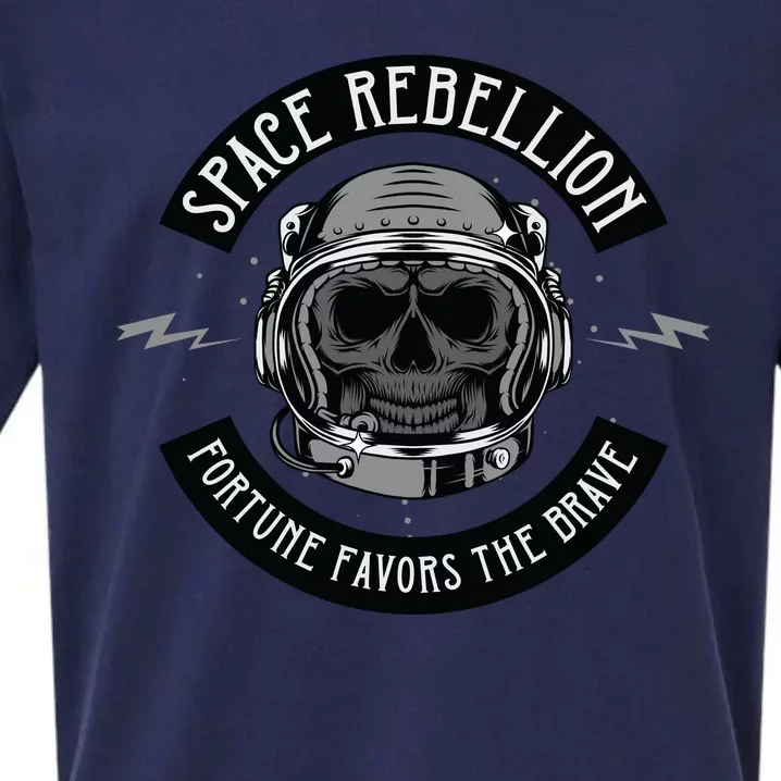 Space Rebellion Fortune Favors The Brave Sueded Cloud Jersey T-Shirt