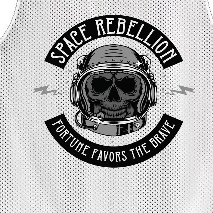 Space Rebellion Fortune Favors The Brave Mesh Reversible Basketball Jersey Tank