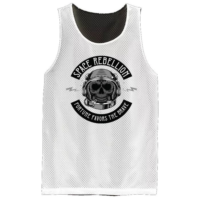 Space Rebellion Fortune Favors The Brave Mesh Reversible Basketball Jersey Tank