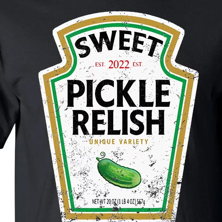 Sweet Relish Funny Halloween Condiment Green Pickle Tall T-Shirt