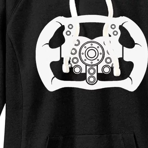 Sim Racer Gaming Car Race Simulation Sim Racing Women's Fleece Hoodie