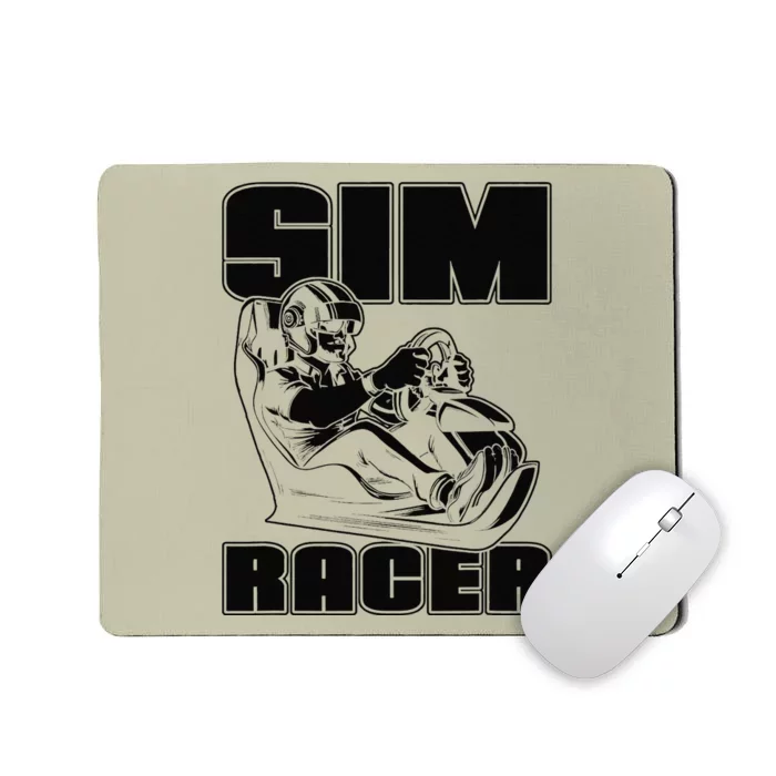 Sim Racer Gaming Simulation Race Car Sim Racing Mousepad