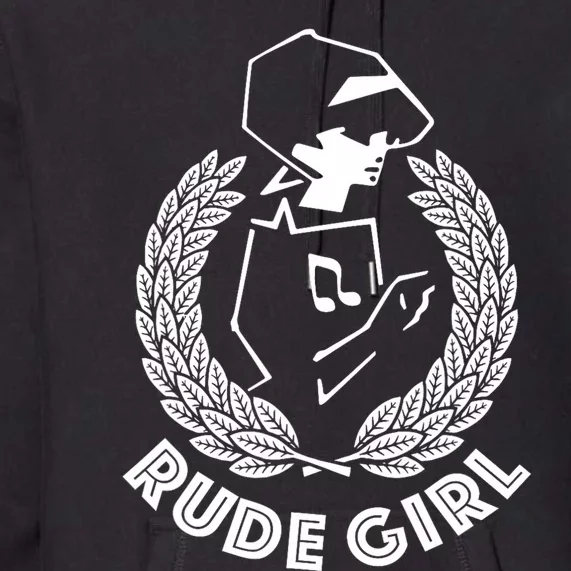 Ska Rude Girl Ska Music Ska Reggae Music Premium Hoodie