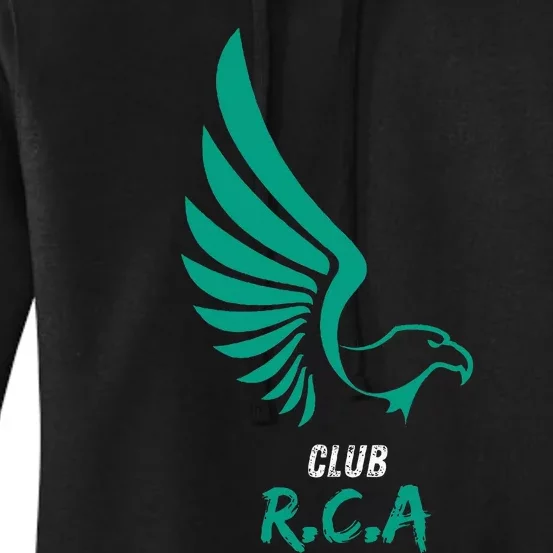 Single Root Green Eagle Women's Pullover Hoodie