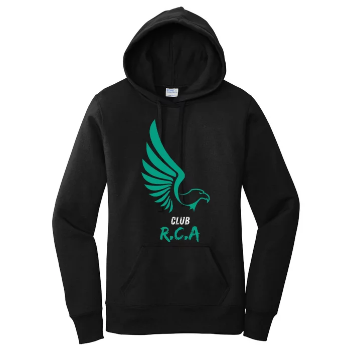 Single Root Green Eagle Women's Pullover Hoodie