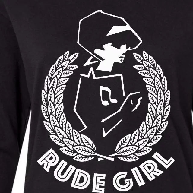 Ska Rude Girl Ska Music Ska Reggae Music Womens Cotton Relaxed Long Sleeve T-Shirt