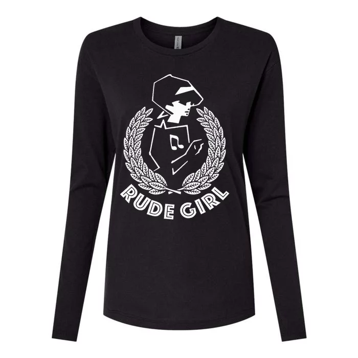 Ska Rude Girl Ska Music Ska Reggae Music Womens Cotton Relaxed Long Sleeve T-Shirt