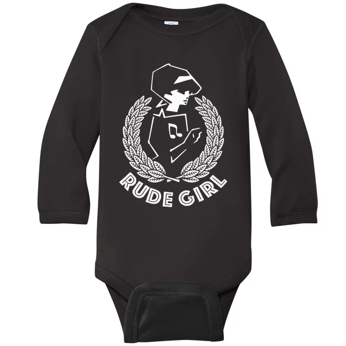 Ska Rude Girl Ska Music Ska Reggae Music Baby Long Sleeve Bodysuit