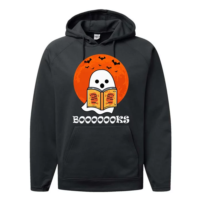 Spooky Reads Halloween Book Collection Performance Fleece Hoodie