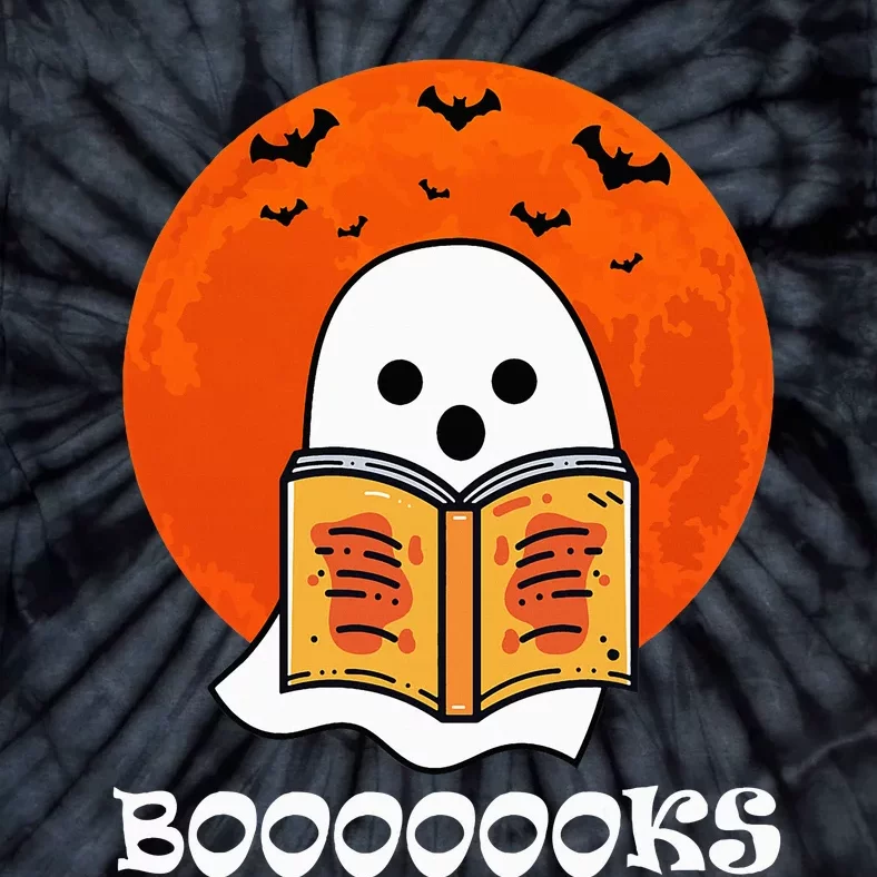 Spooky Reads Halloween Book Collection Tie-Dye T-Shirt