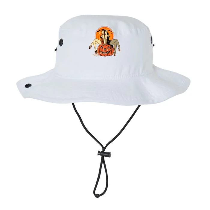 Sexy Retro Halloween Pinup Girls Legacy Cool Fit Booney Bucket Hat