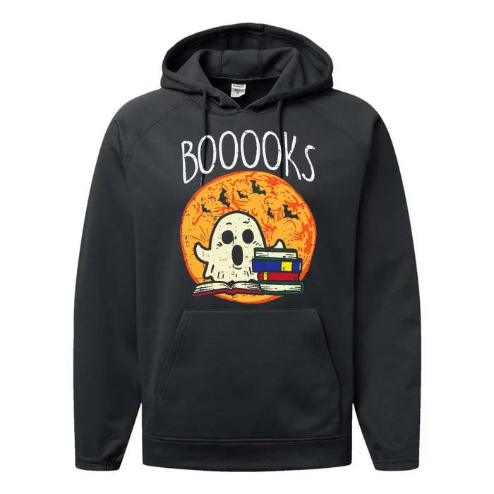 Spooky Reads Halloween Ghost Stories for Librarians & Teachers Performance Fleece Hoodie