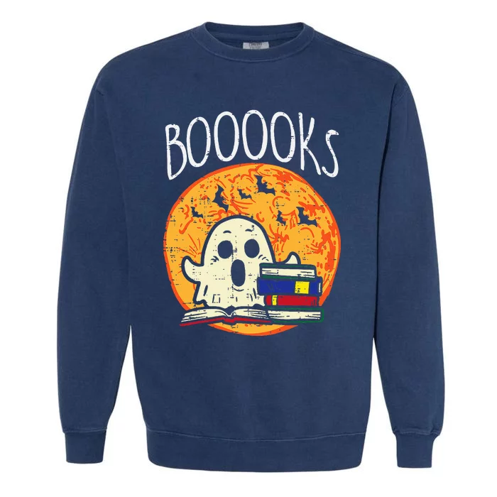 Spooky Reads Halloween Ghost Stories for Librarians & Teachers Garment-Dyed Sweatshirt